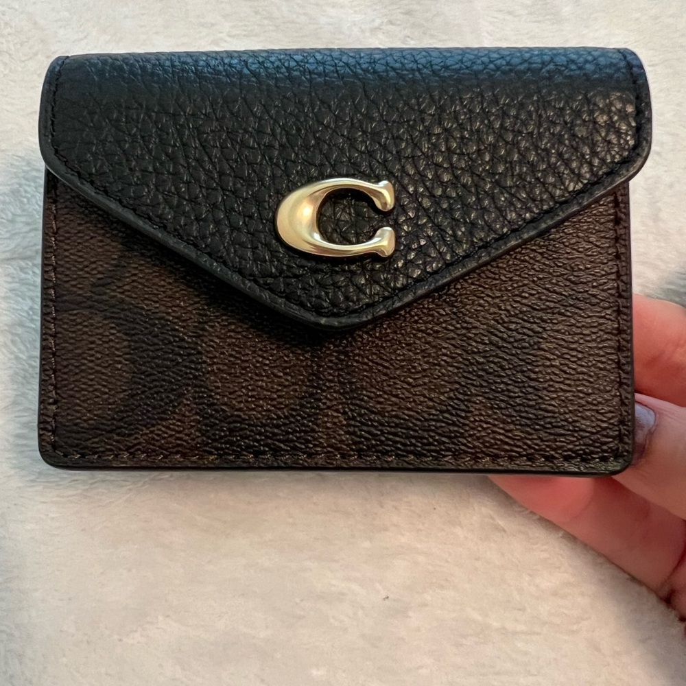 Coach Black and Brown Wallet